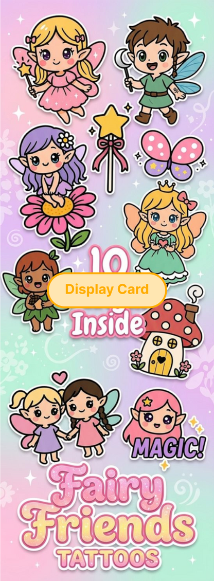 Display Card - Fairy Friends Tattoos
