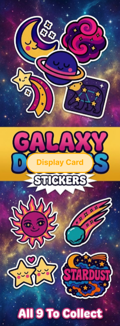 Display Card - Galaxy Dreams Stickers