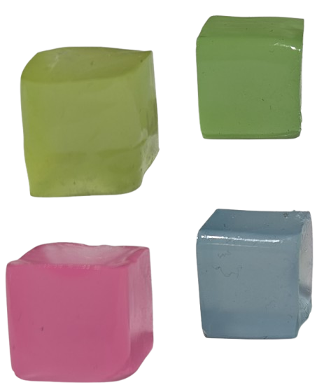 1" Mini Squishy Glow In The Dark Cubes