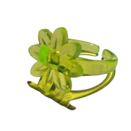 Colorful Clear Plastic Rings