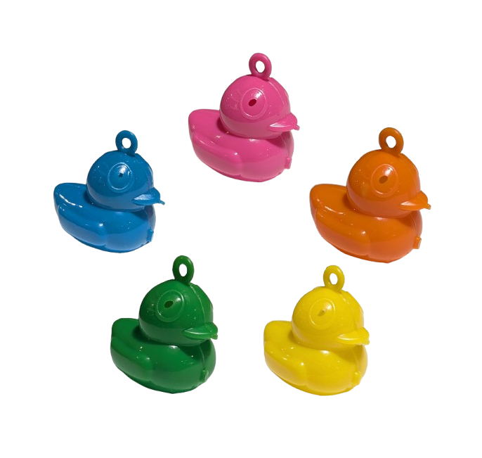 Plastic Lucky Duck Necklaces Keychain