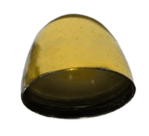 Large Empty Metallic Gold Plastic Easter Eggs