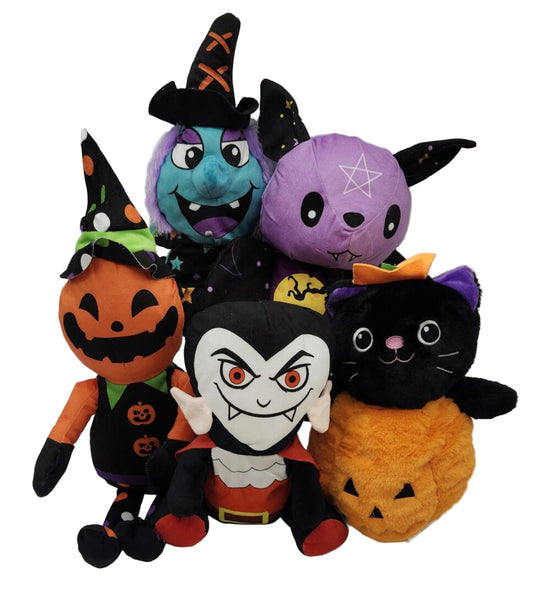 11″ Assorted Halloween Plush Mix