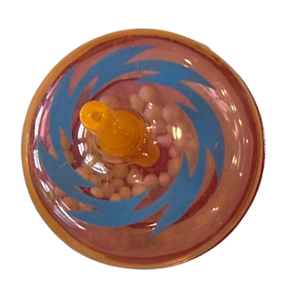 2" Colorful Plastic Spin Tops
