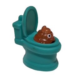 Colorful Squeeze Peek-A-Pooh Toilet Poop Toys