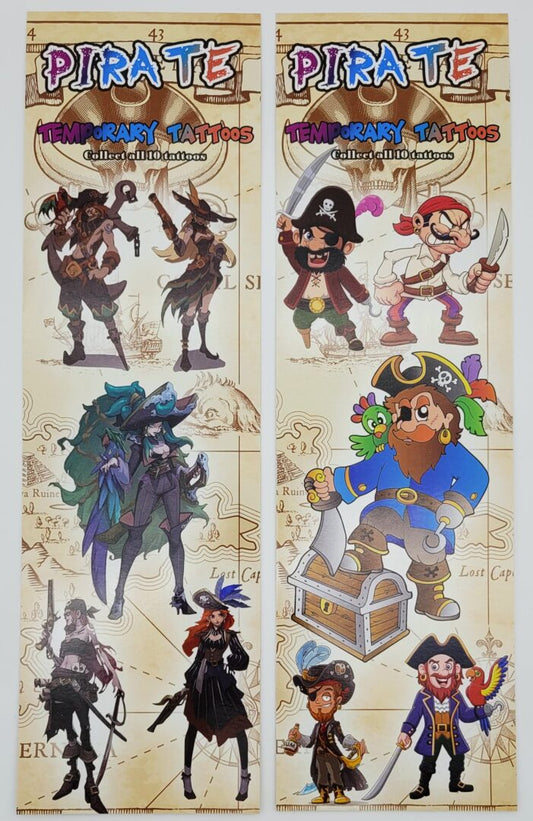 Pirate Temporary Tattoos For Kids