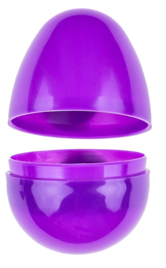 Large Plastic Purple Easter Eggs