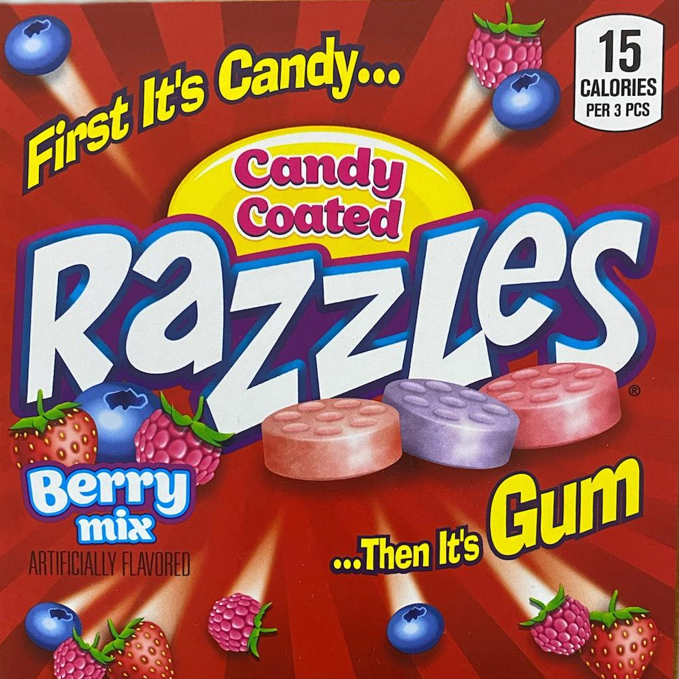 Bulk Razzles® Berry Mix Bulk Candy/Gum Wholesale