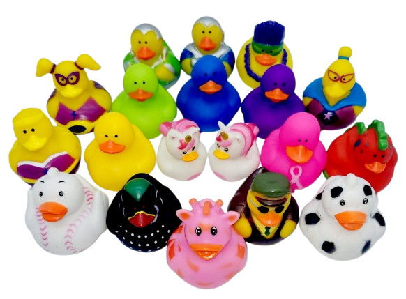 Assorted 2" Bulk Rubber Ducks Mix – Quack Mix