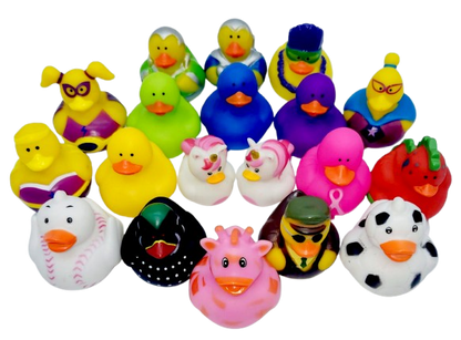 Assorted 2" Bulk Rubber Ducks Mix – Quack Mix