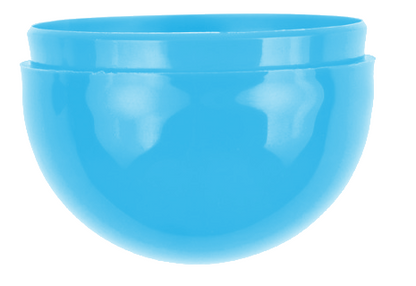 Large Plastic Sky Blue Easter Eggs