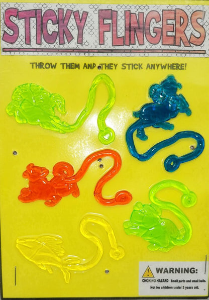 1" Sticky Flingers in Toy Capsules
