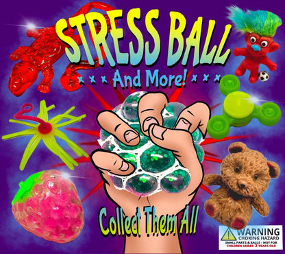 2" Stressballs in Nets & More In Toy Capsules