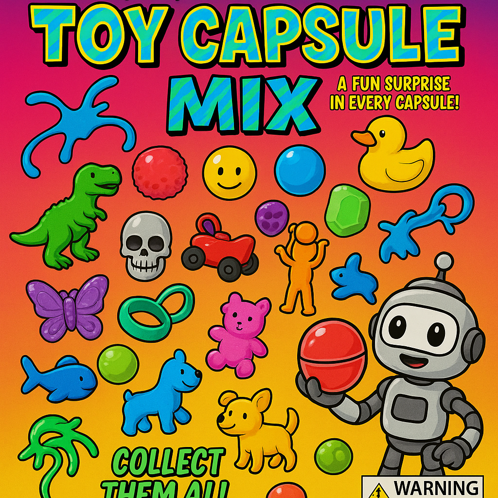 2" Economy Toy Capsule Mix