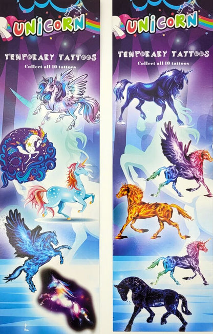 Unicorn Temporary Tattoos