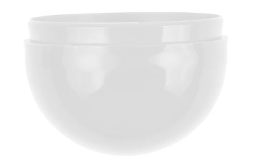 Large Plastic White Easter Eggs