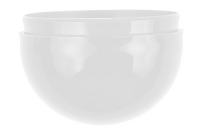 Large Plastic White Easter Eggs