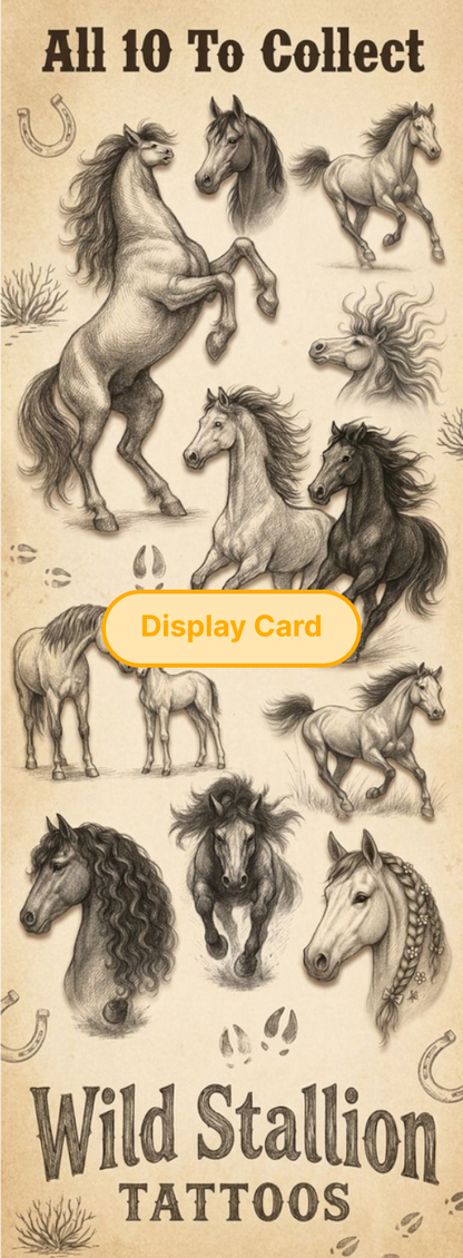 Display Card - Wild Stallion Tattoos