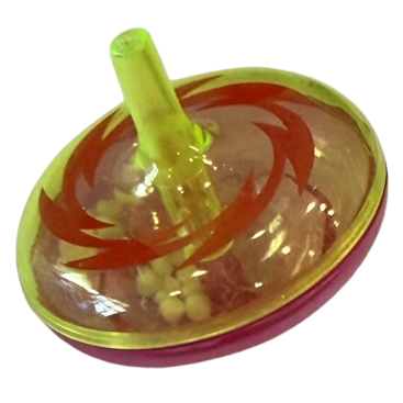 2" Colorful Plastic Spin Tops